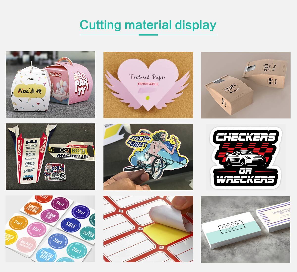 Automatic Sticker Folding Carton Digital Cutting Plotter
